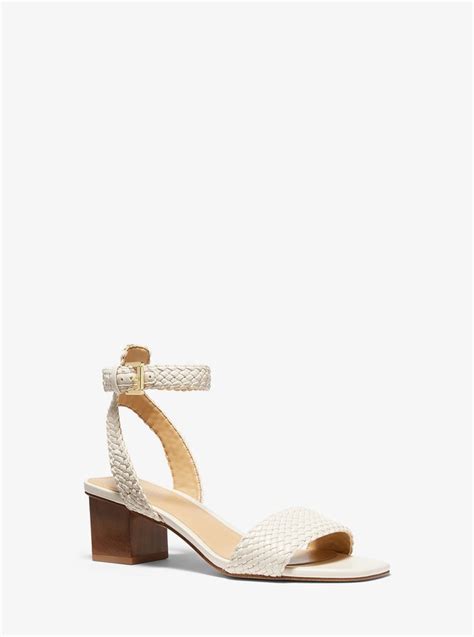 michael kors petra mid|Petra Woven Sandal .